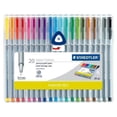 thumbnail image 1 of Staedtler Triplus Fineliner Pointes Poreuses Marqueurs Chevalet Étui de Rangement 0,3 mm Couleurs Assorties (Lot de 20), 1 of 2