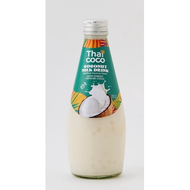 Thai Coco Brand Coconut Milk Drink Original Flavor with Nata de Coco