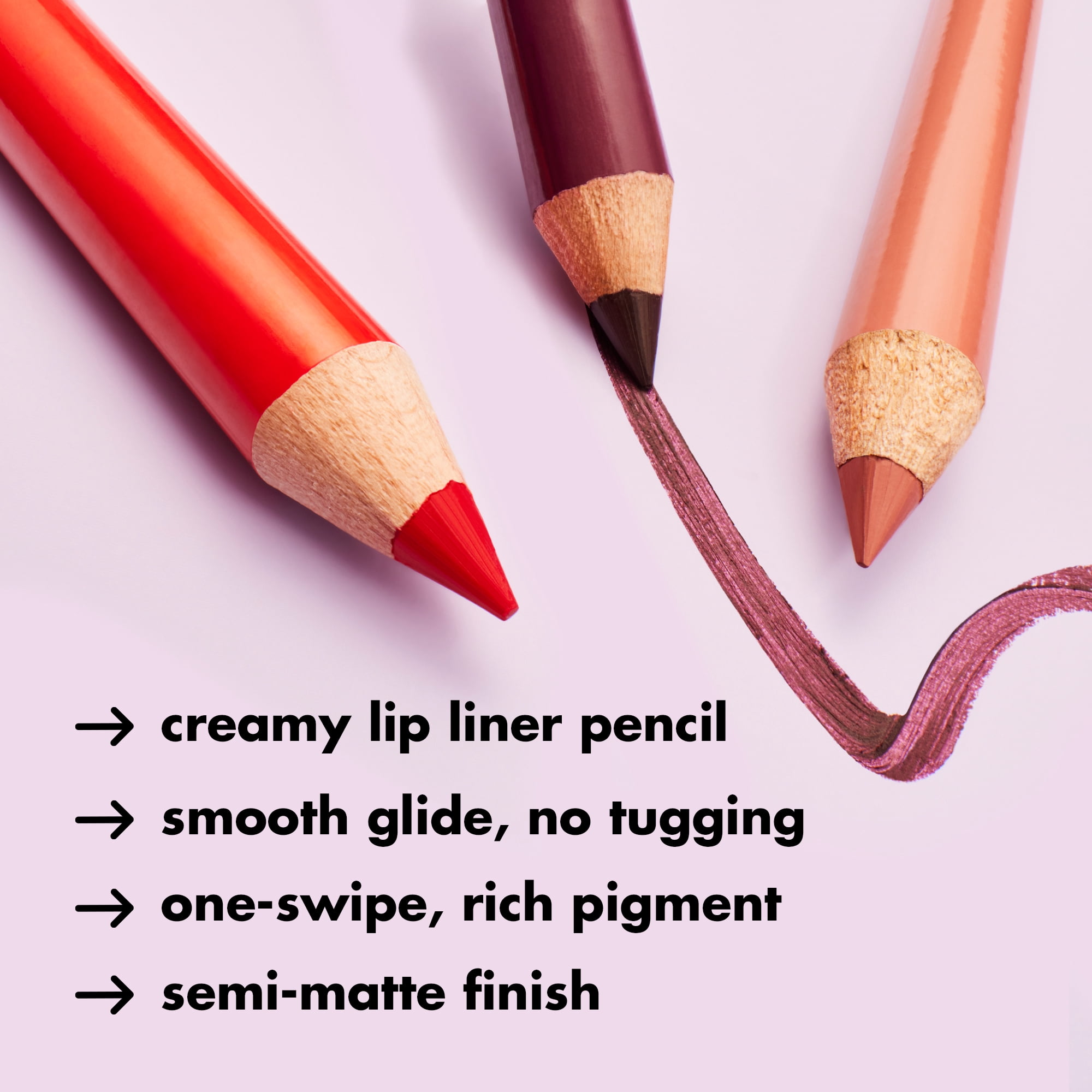 e.l.f. Cosmetics Crayon Contour des Lèvres Crémeux, Forte Pigmentation et Fini Semi-Mat