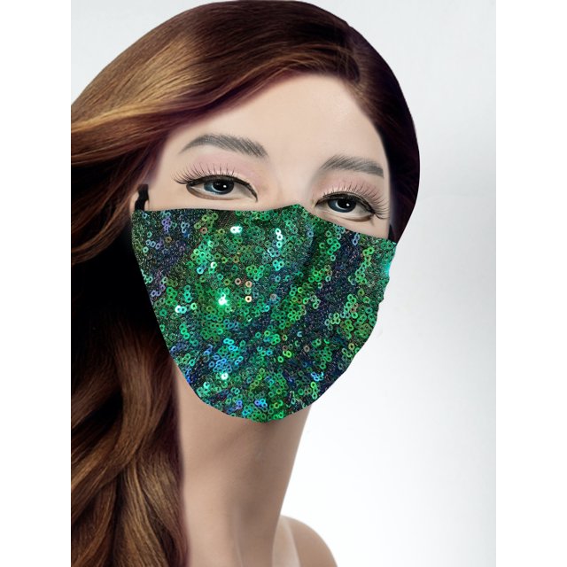Sexy Sequins Ladies Hi Fashion Designer 90210 Face Mask