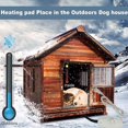 thumbnail image 4 of MesaSe Coussin Chauffant pour Animaux de Compagnie Chiens Chats Lit Chauffant Intérieur Coussin Chauffant Électrique Imperméable Cordon Résistant Facile à Nettoyer(L), 4 of 7
