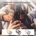 thumbnail image 1 of 1 Set Bottle Opener Ring Labor-saving High Durability Stainless Steel Bottle Cap Remover Ring for Pub, 1 of 7