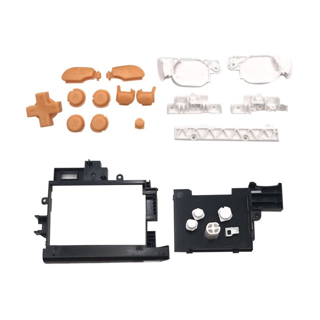 CUITING Remplacement ABXY L R ZL ZR D Pad Kits de Boutons Croisés Boutons Complets pour Nintendo Nouvelle Console 2DS TG LL