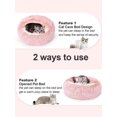 thumbnail image 2 of 1pc Long Plush Pet Bed, Warm And Comfortable Cat House, Suitable For Large/medium/small Cats, Four Seasons Available, 2 of 4
