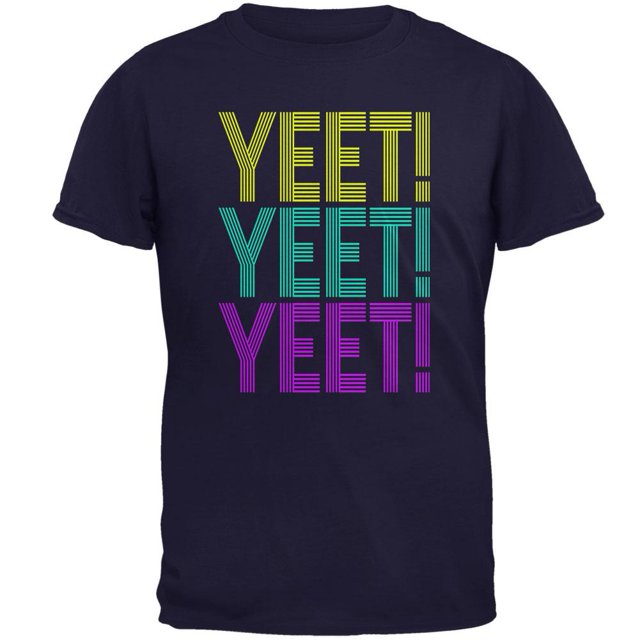 Retro Repeat Yeet 70s 90s Mens T Shirt