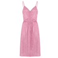 thumbnail image 2 of Pisexur Robe Sans Manches à Col en V Femmes Mode Été Bord de Mer à Bretelles Sans Manches Col en V Imprimé Robe Décontractée Hauts pour Femmes, 2 of 9