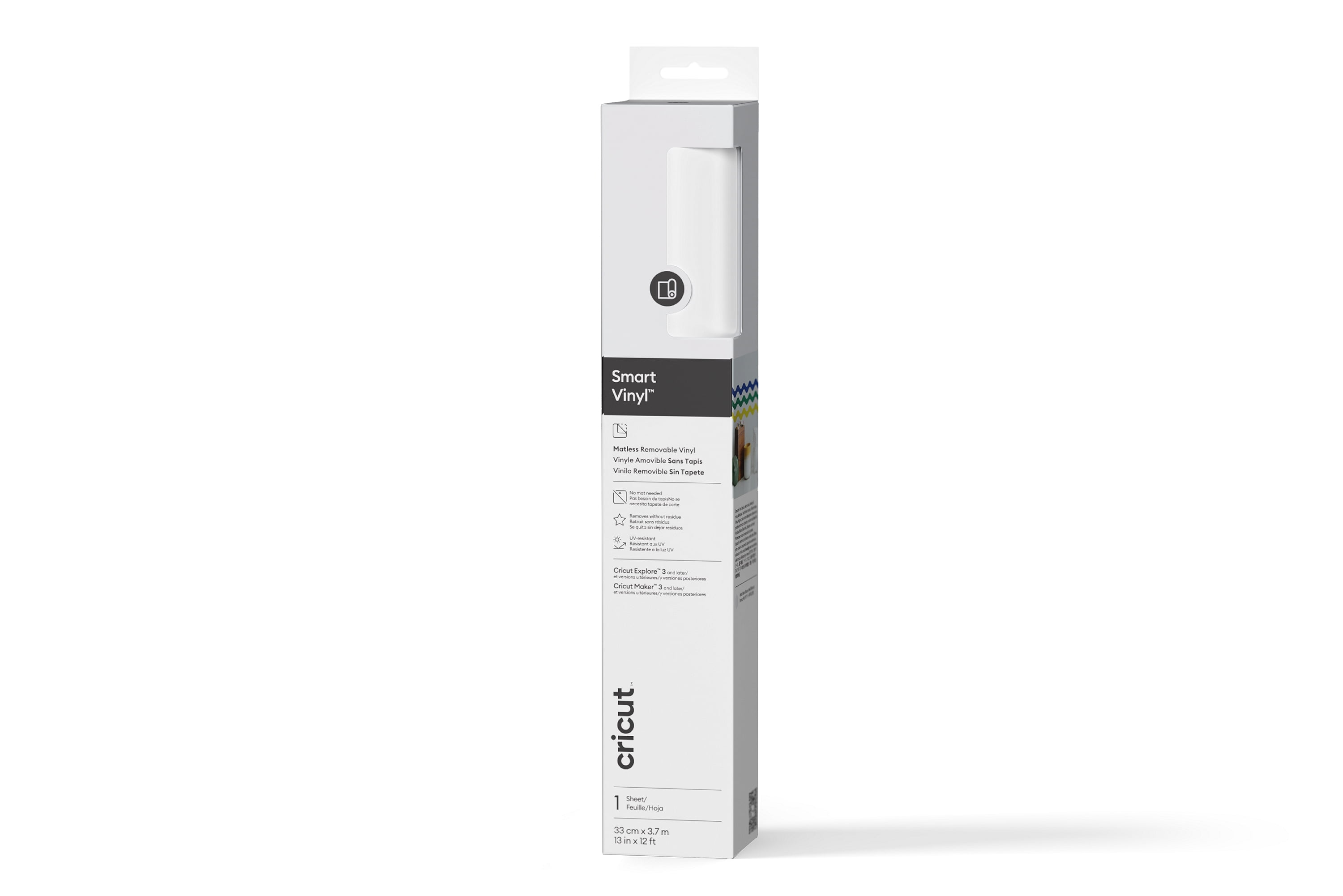 Cricut Smart Vinyl – Amovible (3 ft) - Blanc