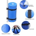 thumbnail image 4 of PVC-Coated Mesh Water Weight Bag for Outdoor Canopy & Tent Stability - 10L Capacity, Blue, 7.1x15.7in, 0.4lbs Net Weight, Windproof Sandbag/Stand Reinforcement Accessory, 4 of 7
