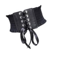 thumbnail image 1 of fastboy Femmes Charme Ceinture Grand sous-Poitrine Cosplay Taille Haute Nœud Extensible Cravate Noir Type A 1Ensemble, 1 of 6