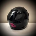 thumbnail image 3 of ORUYROP High Intensity Reflective Vinyl Death Kiss Skull Crossbones Lips Decal Bumper Sticker-Cars, Motorcycles, Helmets, Wind Screens, laptops (18 inches Wide, Special Edition Hot Pink), 3 of 6