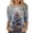 Christmas shirts A18-Multicolor, variant on yoeyez Christmas 3/4 Sleeve Shirts for Women Christmas Snowman Print Top Cute Santa Print T-Shirt Round Neck Holiday Tunic Tops Women Sweaters Clearance Cheap