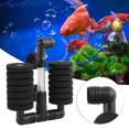 thumbnail image 4 of Aquarium Double Sponge Filter Aquarium Bio Sponge Filter  Fish Filter Double Head Oxygenated High Density Porous Mini Fish  Air Filter  Quiet Submersible Foam, 4 of 8