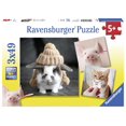 thumbnail image 1 of Ravensburger - Funny Animal Portraits Puzzle 3 x 49pc, 1 of 4