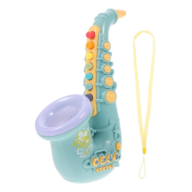 Weiweiguan Jouet Saxophone Simulation Jouet Décoratif Saxophone Jouet Instruments de Musique Dessin Animé