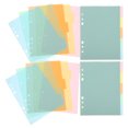 thumbnail image 4 of 20Pcs Plastic Binder Dividers Loose Leaf Notebook Tab Pages Convenient Tab Dividers Binder Supplies, 4 of 5