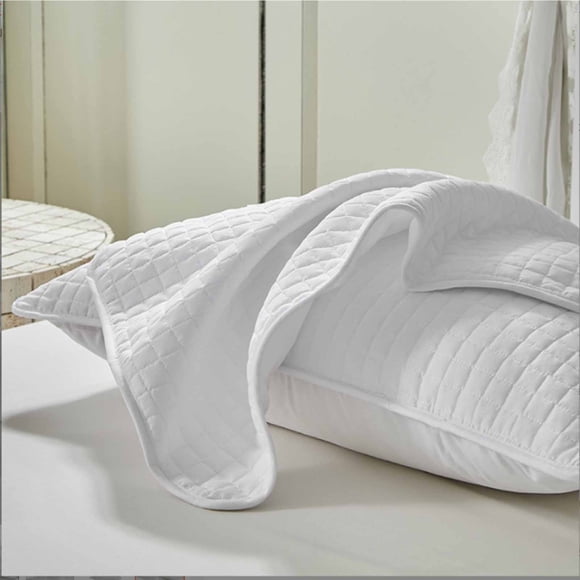Cagogo Polyester Pillow Protector, 40x60cm Sweat Proof Pillowcase for Hotel Use, Breathable Oil Resistant Pillow Cover, Hypoallergenic Bedding for Household