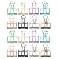 thumbnail image 4 of Gupbes Pinces à Reliure Multicolores, Pinces à Reliure Creuses, Fermes pour Cuisine de Bureau, 4 of 8