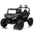 thumbnail image 1 of VOLTZ TOYS Premium 24V 2-Seater Kids UTV Ride-On Car - 4WD Quad Motors, Power Battery, Spring Suspension and Parental Remote Control - Black, 1 of 6