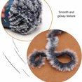 thumbnail image 2 of Langgg Artificial Fleece Multicolored Faux Fur Yarn, Khaki, 1 Piece, 2 of 9