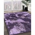 thumbnail image 2 of Ahgly Company Tapis d'Intérieur Carrés Abstraits Violets Abstraits pour Aire, 4 Pieds Carré, 2 of 6