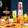 thumbnail image 4 of Portable Blender Usb Rechargeable Portable Blenders ,Personal Blend-Er for Shakes And, Fruit Juicer Usb Rechargeable with 6 Blades, Handheld Blenders for Sports Travel and Outdoors, 4 of 6