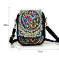 thumbnail image 3 of Up to 65% off Womens Ethnic Style Embroidered Retro Backpack Mini Coin Purse Small Bag, 3 of 6