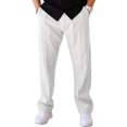 thumbnail image 1 of FOCUSNORM Men's Tapered Joggers Lightweight Drawstring Elastic Waist Solid Color Athletic Workout Pants Trousers, 1 of 9