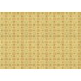 thumbnail image 1 of Ahgly Company Tapis d'Intérieur Lavables en Machine Rectangle Transitionnel Jaune Vif, 6' x 9', 1 of 7