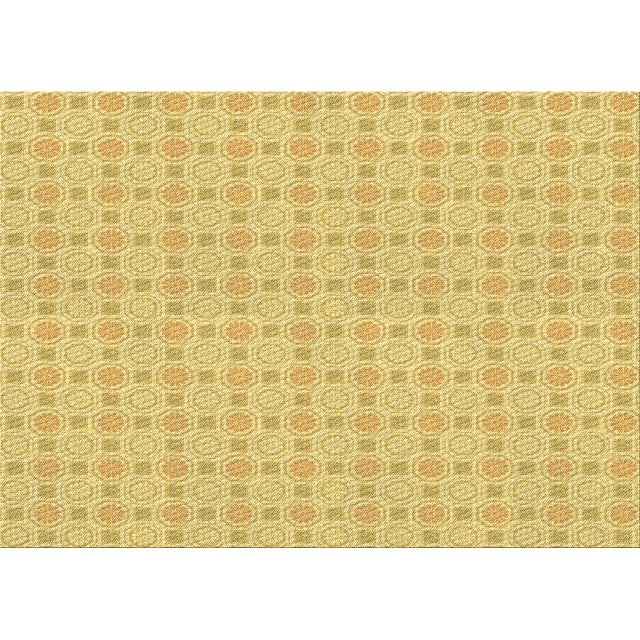 Ahgly Company Tapis d'Intérieur Lavables en Machine Rectangle Transitionnel Jaune Vif, 6' x 9'