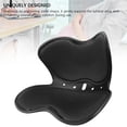 thumbnail image 3 of Ergonomic Lumbar Support Chair Petal Shape Soft Breathable Office Chair Back and Lumbar Support Ideal for Lower Back Support Suitable for Office and Home Use, 3 of 7