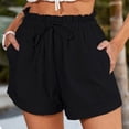 thumbnail image 3 of Birdeem Womens Lightweight Shorts Casual Short Short Pants Elastic Waist Drawstring Comfy Shorts, 3 of 6