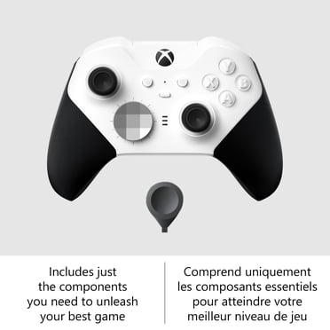 XBOX Elite Wireless Controller Series 2 - Core - XBOX Series X|S, XBOX One, and Windows Devices - White