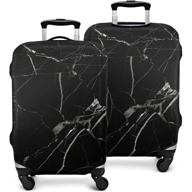 Travel Luggage Cover Suitcase Protector Fits 18-32 Inch Luggage Wheel Covers Patterned Travel Related Items Flower Luggage Protector Elastic Luggage Anti-scratch Suitcase Cover M