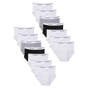 Fruit of the Loom Boys Underwear, Assorted Wardrobe Briefs, 14 Pack Sizes XS-XL