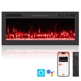 thumbnail image 1 of Costway Foyer Électrique Intelligent Wi-Fi de 42 Pouces Compatible avec Alexa et l'Assistant Google et Encastré, 1 of 10