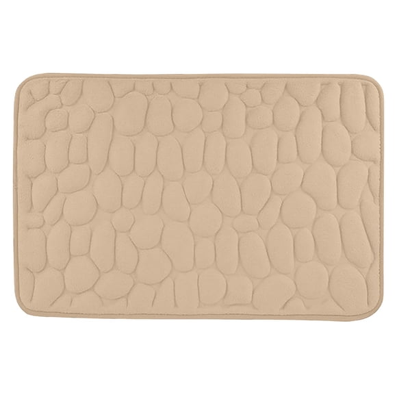 40x60 Inch Cotton Bath Mat Super Absorbent Quick-Dry Non-Slip Floor Mat for Bathroom Bedroom Kitchen Entryway 1-Pack