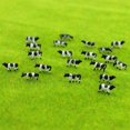 thumbnail image 4 of Lefu 60 Pcs Modèle de Vaches à l'Échelle N 1:150 Modèle de Chemin de Fer Peint Animaux de Ferme Scène de Modèle, 4 of 9