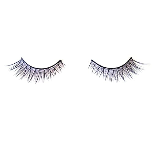 Coveted Cosmetics False Eyelashes Natural Feather Hand Made Human Hair Fake Falsies Lashes (10 Pair, Eye Candy)