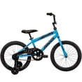 thumbnail image 3 of Huffy Rock It 18-inch Boys’ Bike with Training Wheels, Blue, 3 of 13