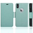 thumbnail image 2 of NAVOR iPhone X /10 Detachable Magnetic Wallet Case [RFID Protection] [Vajio Series] - Mint, 2 of 6