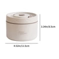 thumbnail image 3 of LSLJS Stainless Steel Insulated Lunch Box Insulated Bucket Household Double Cover Soup Bowl Bento Box Lunch Box, 3 of 9