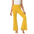 thumbnail image 4 of Cowsor Girls Flared Dress Pants – Soft Bell Bottom Uniform Pants for School or Daily Wear, 4 of 7