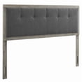 thumbnail image 2 of Modway Draper Tufted Full Fabric and Wood Headboard in Gray/Charcoal, 2 of 10