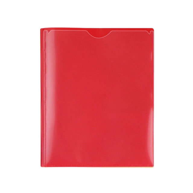 Red Plastic Folders With Pockets Heavy Duty Pocket Folders Letter Size File Folders For Documents Office School