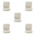 thumbnail image 3 of Baohd Computer Chair Cover Swivel Chair Cover Rotating for Chair White Backrest + Cushion Cover 5Set, 3 of 6