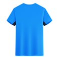 thumbnail image 4 of Styesk T Shirts for Man Solid-Color Casual Elastic Sports Short Sleeved Round-Neck Blouses, 4 of 6