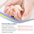 thumbnail image 4 of ruzhgo Length Coffin Fake Nail Scratch Resistant Press-on Fingernails Removable Trimble Nail Tip Adjustable Manicure Stickers Girls Type 1 Type 11, 4 of 6