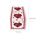 thumbnail image 3 of Boovnll Valentines Day Table Runner, 13x71" Valentine's Day Printing Table Runner, Valentines Table Runner for Holiday Kitchen Dining Table, Party Decor, Valentines Day Decorations, 3 of 8