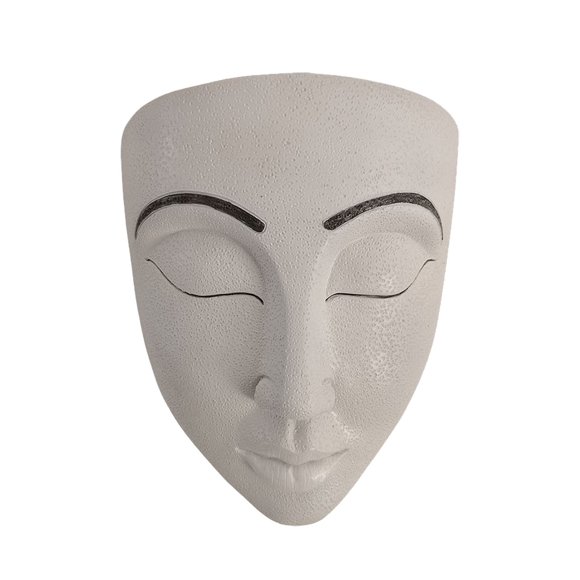 Outdoor Garden Decorations Resin Facial Wall Mounted Outdoor Garden Wall Decorative Flowerpot Outdoor Garden Planters