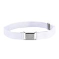 thumbnail image 4 of Ceinture pour Tout-Petits Élastique Ajustable Extensible Ceintures Unisexes Boucle Carrée Argentée, 4 of 6
